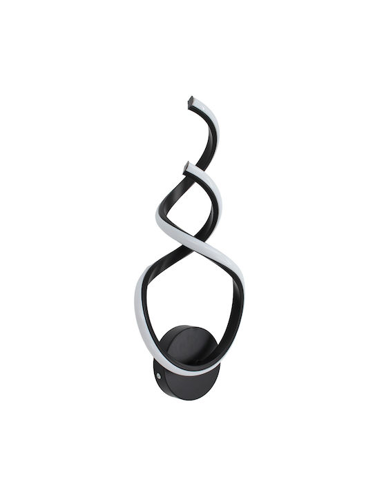 Keskor Lamp Wall LED Black 15x6x38cm Keskor Lamp Wall LED Black 15x6x38cm