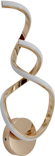 Keskor Lamp Wall LED Gold 15x6x38cm Keskor Lamp Wall LED Gold 15x6x38cm