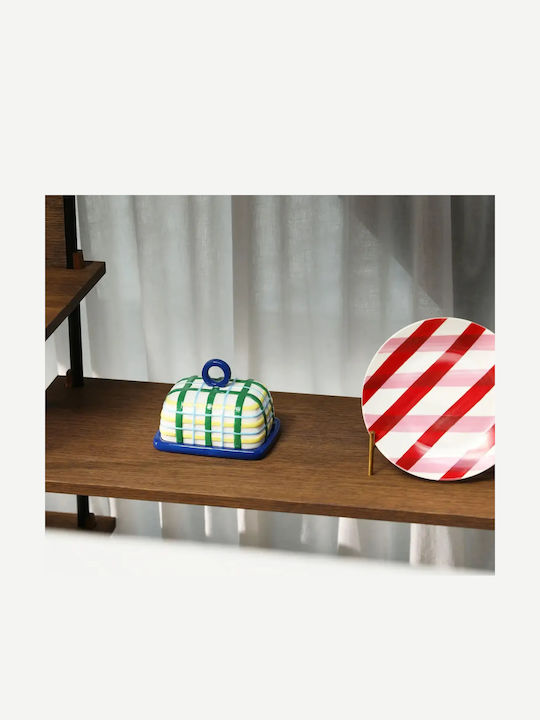 &Klevering Πιάτο Ρηχό από Πορσελάνη Πολύχρωμο 20.5cm 4τμχ