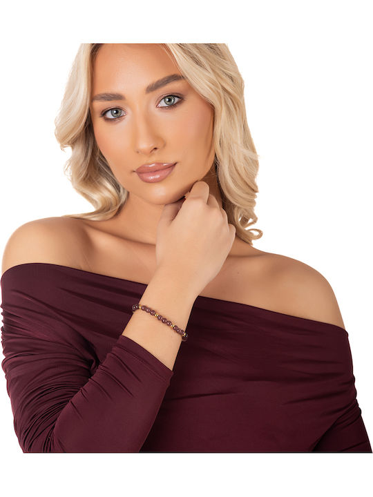 Oxzen Women's Bracelet made of Steel Gold Plated