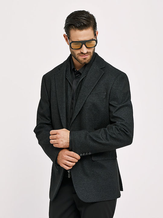 Winter Herrenanzugsjacke Gray