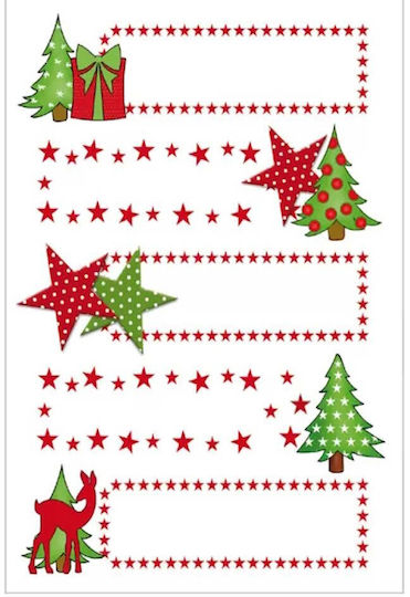 Herma Decor 156257 Geschenkaufkleber Sterne