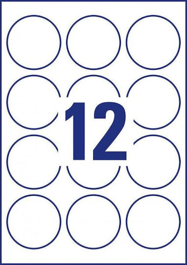 Avery Craft Labels 10pcs in White Color