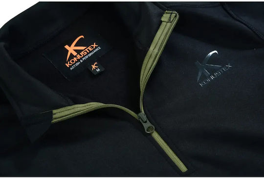 Bluza Konustex Reflexo Black Tactical Neagră