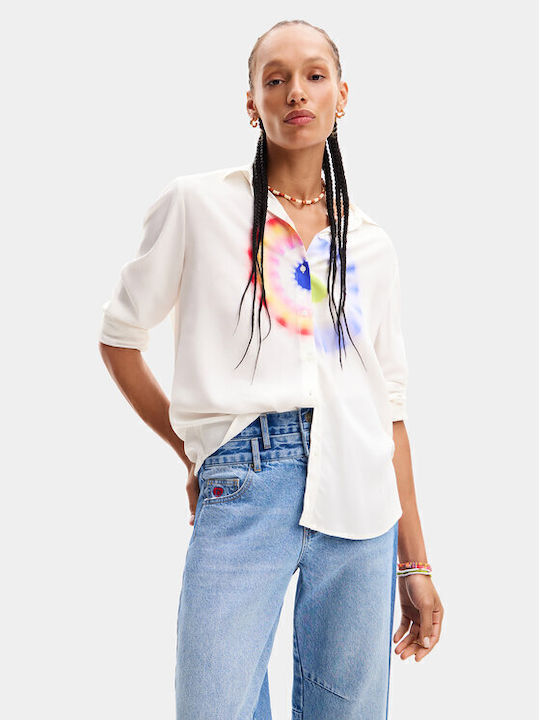 Women's Long Sleeve Shirt White