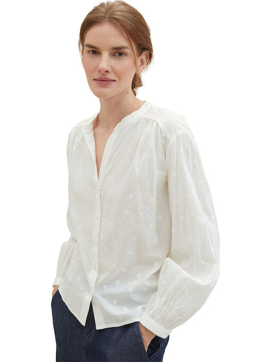 Women's Long Sleeve Shirt White