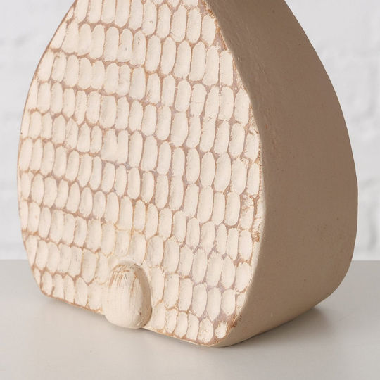Figurina Iepure 2/ass Elana Bej 12x5x19 Cm Ceramic