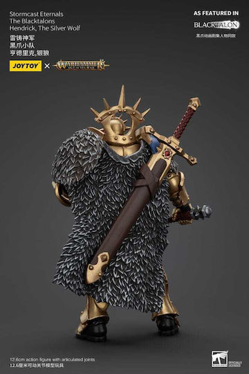 Stormcast Eternals Blacktalons Hendrick Silver Wolf 20cm