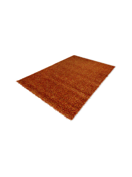Royal Rug Rectangular Shaggy Orange