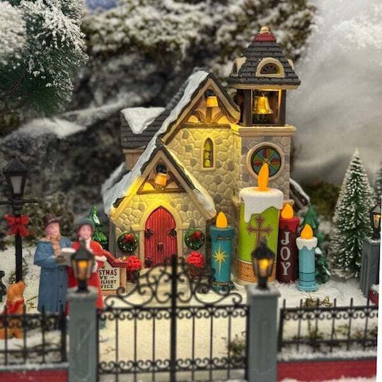 Biserica Lemax Candlelight Church 18x12x18cm Adaptor