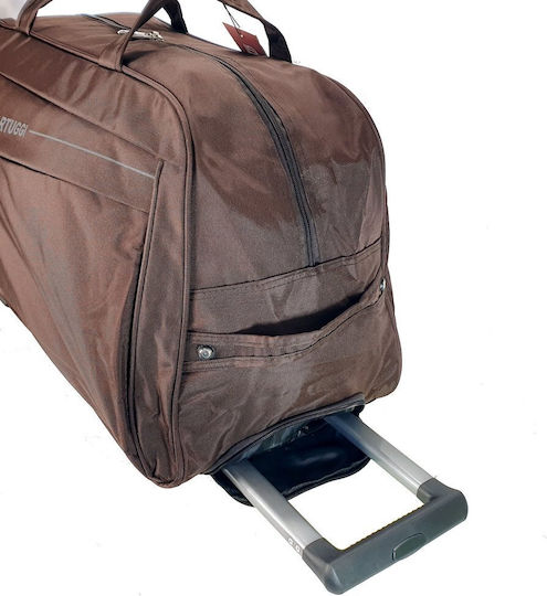 Bartuggi 718-001 Sack Voyage 68lt Brown with Wheels Fabric L58xW31xH38cm