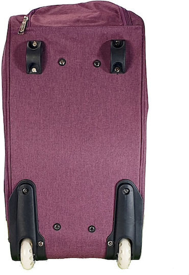 Bartuggi 718-0081 Σακ Βουαγιάζ 55lt Μωβ με Ρόδες Υφασμάτινο Μ55xΠ28xΥ36εκ.