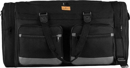 Peterson Reisetasche Schwarz Stoff