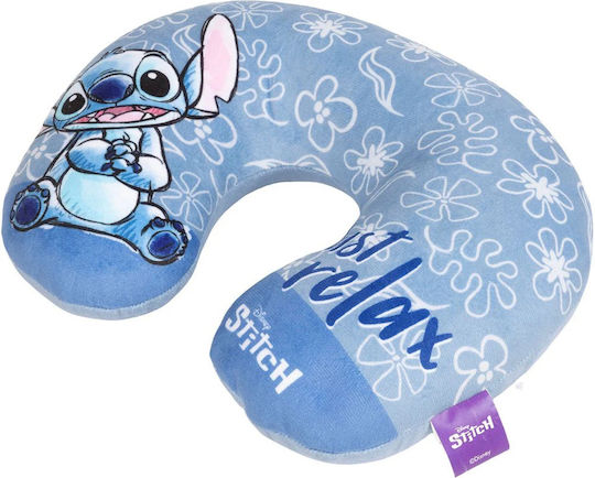 Colzani Travel Pillow Travel Set Pillow for Kids 32x26x9cm Light Blue