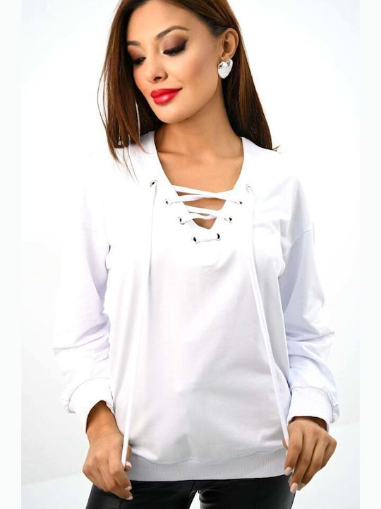 Women's Blouse Long Sleeve White