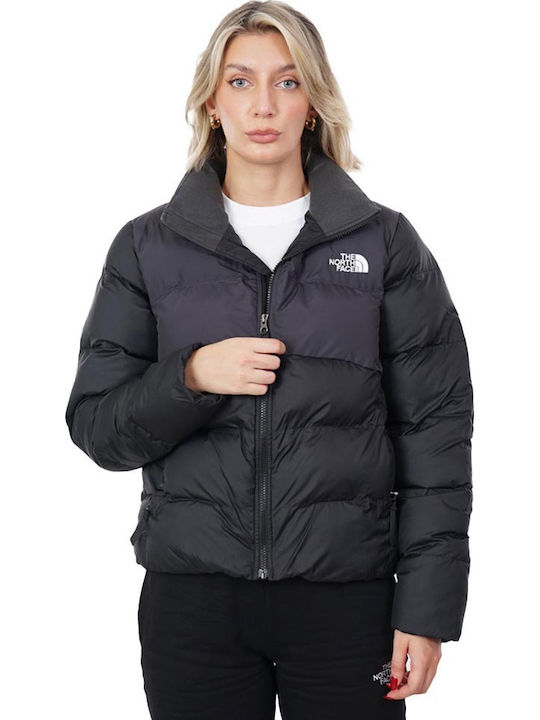 Saikuru Jacket Kurz Damen Puffer Jacke für Winter Black