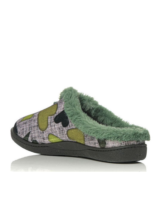 Anatomic Women's Winter Slippers with Fur Green