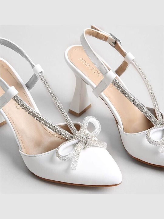 Leather White Heels
