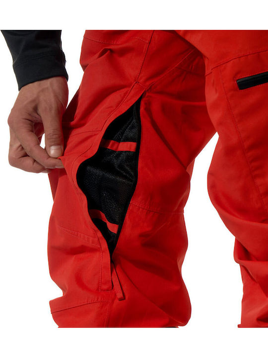 Horsefeathers OM330E Ανδρικό Παντελόνι Σκι & Snowboard Κόκκινο