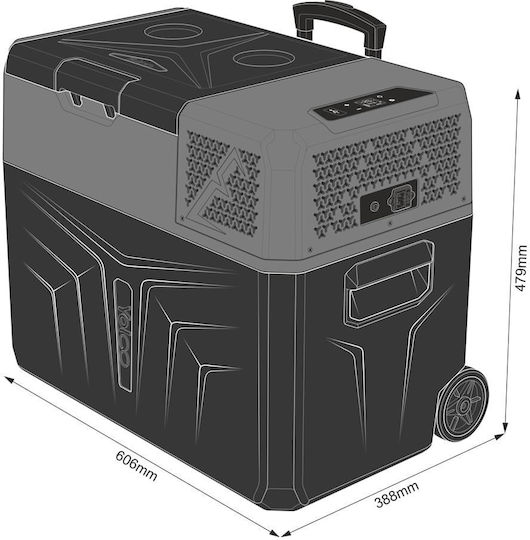 Yolco Yolco Bcx Frigider Portabil 39lt 100-240V / 12V / 24V Gri