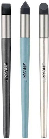 Sinoart Set mit 3 Silikonpinseln