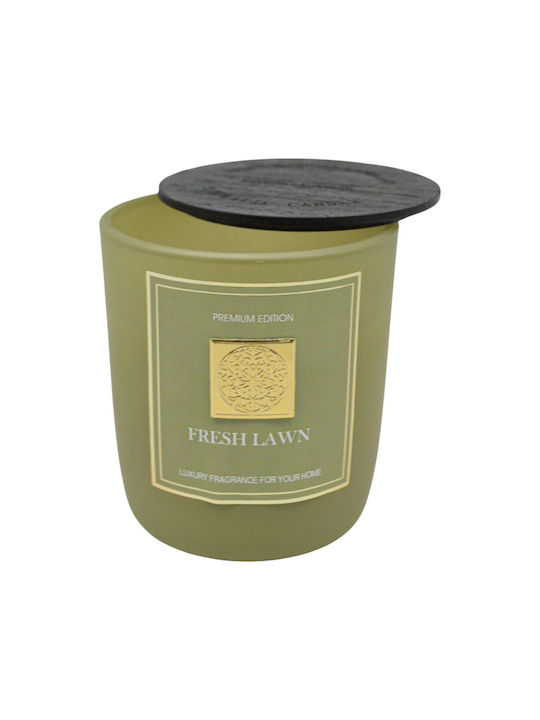 Ankor Aromatic Candle In Jar With Fresh Lawn Scent 8x9cm