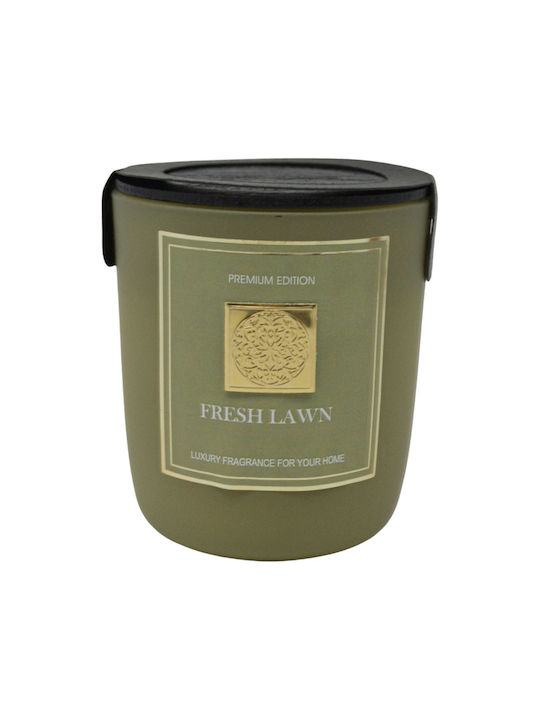 Ankor Aromatic Candle In Jar With Fresh Lawn Scent 8x9cm