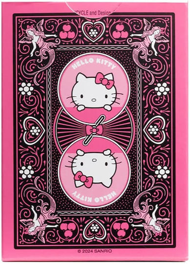 Bicycle Playing Cards Hello Kitty Black Pink