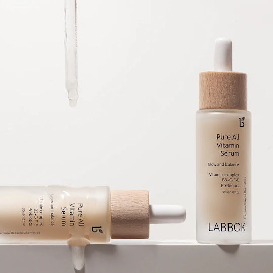 Labbok Pure All Καταπραϋντικό Serum Προσώπου για Αποτοξίνωση & Λάμψη 30ml