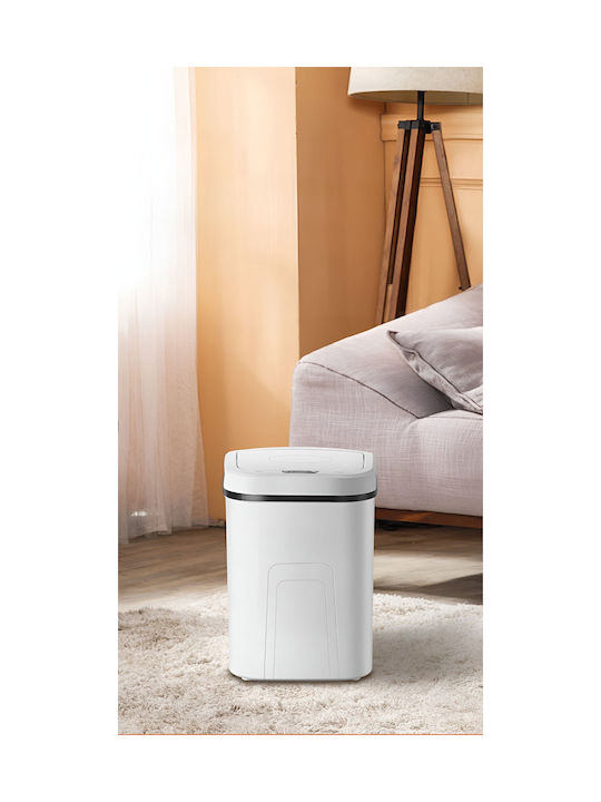 Mozos Office Waste Bin Ljt02-White Automatic Sensor 15L