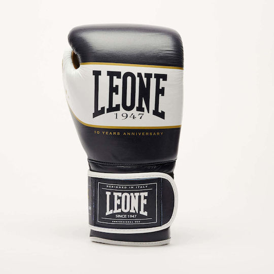 Leone 1947 Boxhandschuhe Leder für Kampf Blau