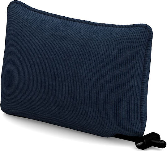Bean Bag Bolster Poof Sumo Deep Blue 65x25x35cm