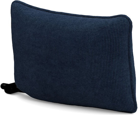 Bean Bag Bolster Poof Sumo Deep Blue 65x25x35cm