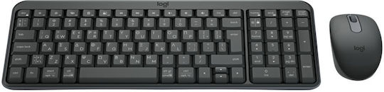 Logitech MK250 Compact Wireless Bluetooth Keyboard & Mouse Set Greek