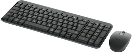 Logitech MK250 Compact Wireless Bluetooth Keyboard & Mouse Set Greek