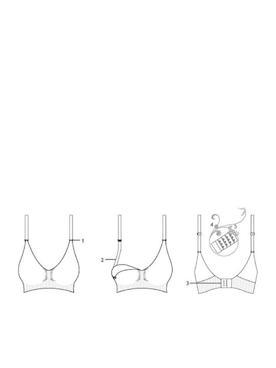 Carriwell Maternity & Nursing Bra with Clips Navy Blue