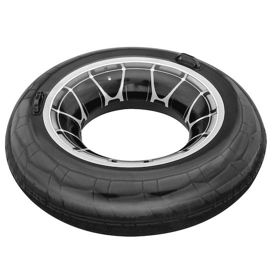 Bestway Inflatable Kids' Swim Ring with Diameter 119cm. from 12 Years Old Black