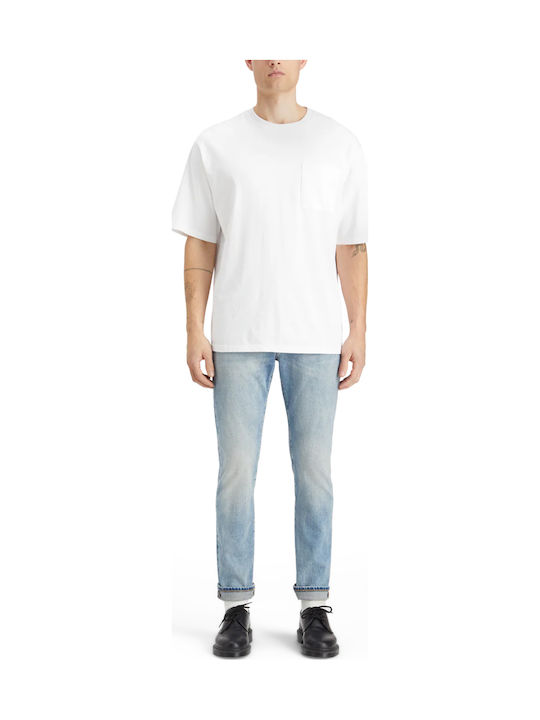 Core Ralston Ανδρικό Παντελόνι Τζιν Aqua Blue
