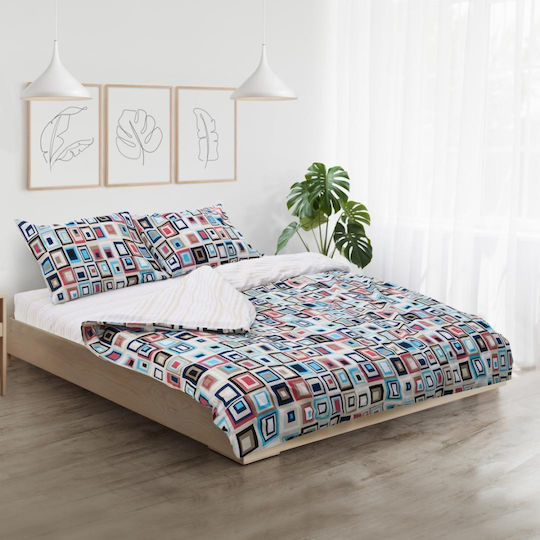 Heinner Σετ Σεντόνια Ημίδιπλα 180x200εκ. Πολύχρωμο (4τμχ)