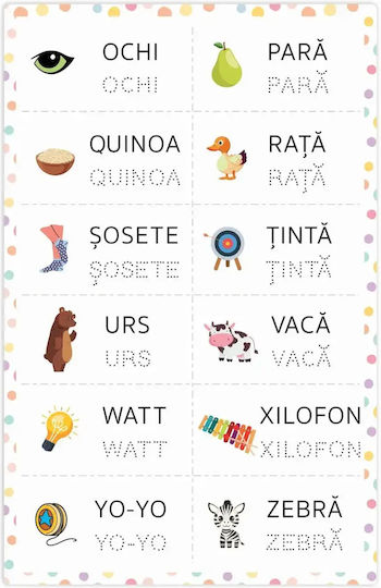 HappiHobbi Joc Educațional Litere și numere