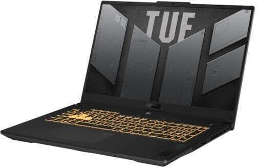 Asus TUF Gaming F17 17.3" IPS FHD+ 144Hz (Nucleu 5-210H/16GB/512GB SSD/GeForce RTX 3050/No OS) Mecha Gray (Tastatură US)