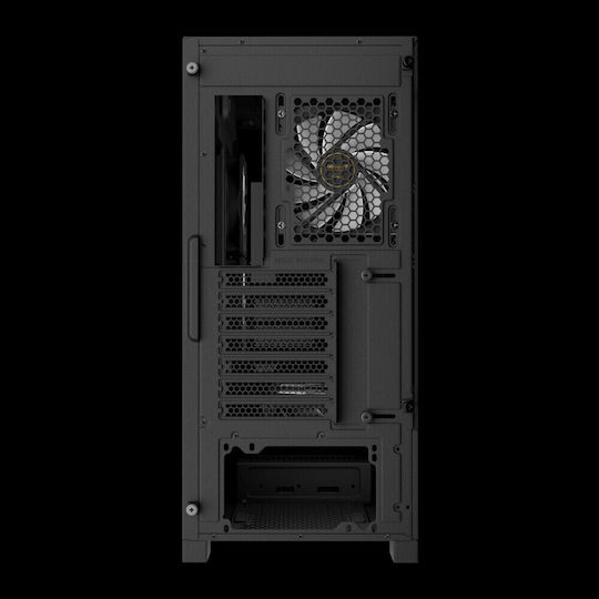 Gamdias AURA GC12 ARGB Gaming Midi Tower Computer Case with Side Window Black