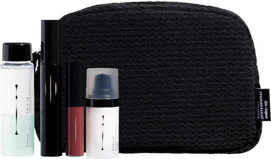 Radiant Make-up-Set mit Kosmetiktasche No.01 Black, No.09 Maroon 5Stück
