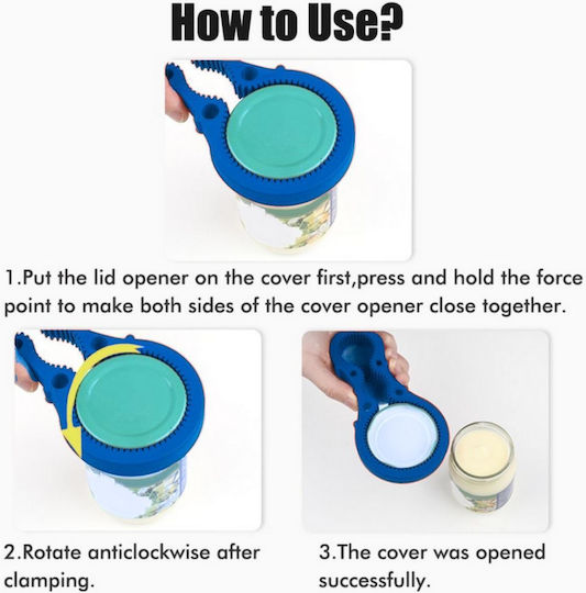 Uncle George Plastic Can Opener for Jars