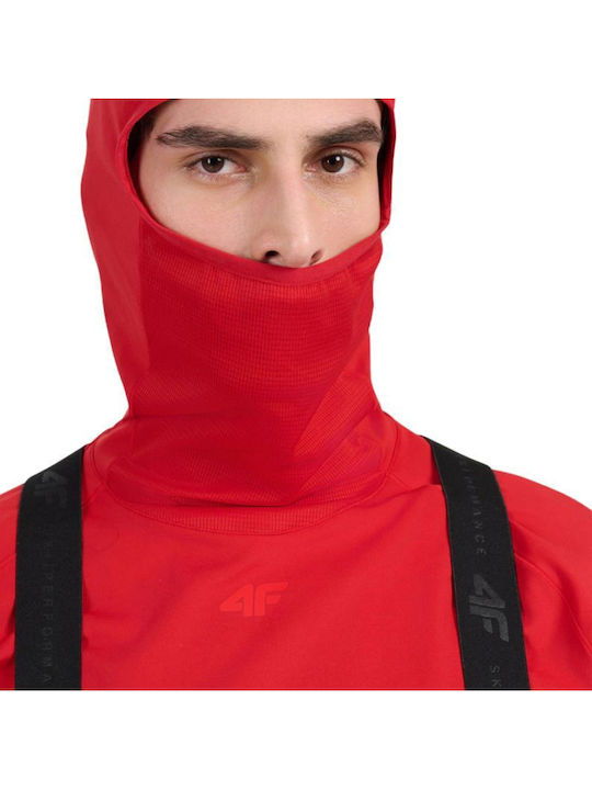 M100 Φούτερ με Κουκούλα Dark Red
