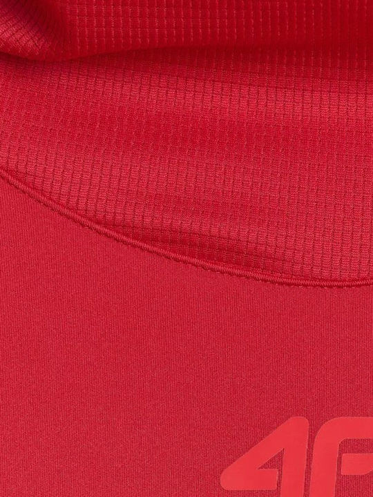 M100 Φούτερ με Κουκούλα Dark Red