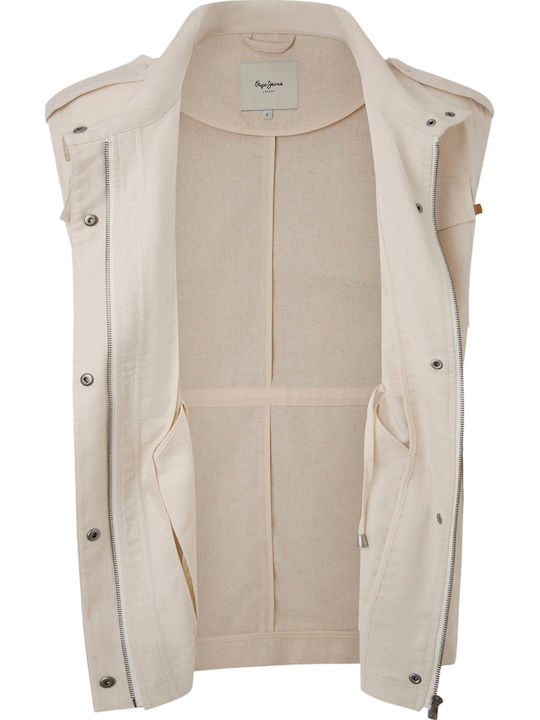 Women's Short Lifestyle Jacket for Winter White