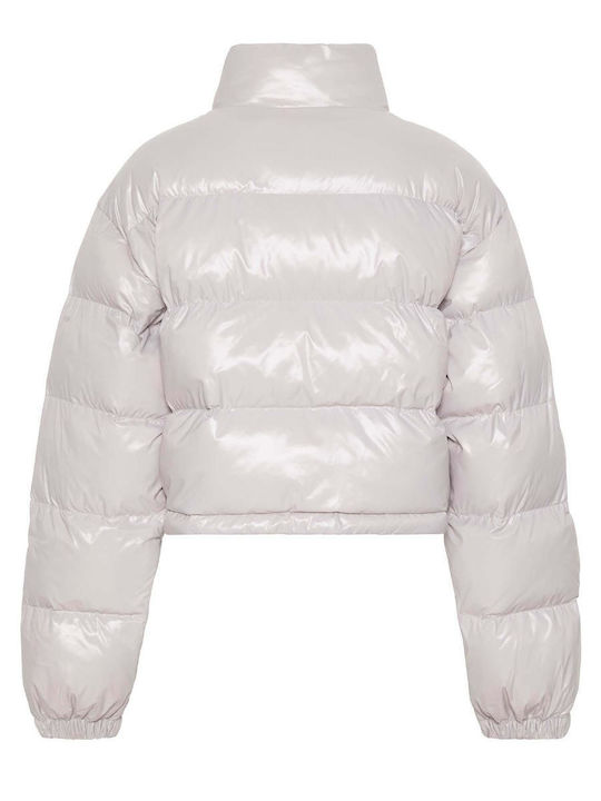 Zuschneiden Damen Puffer Jacke für Winter Rosa