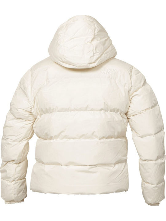 Scurtă Jachetă de femei Puffer Cream