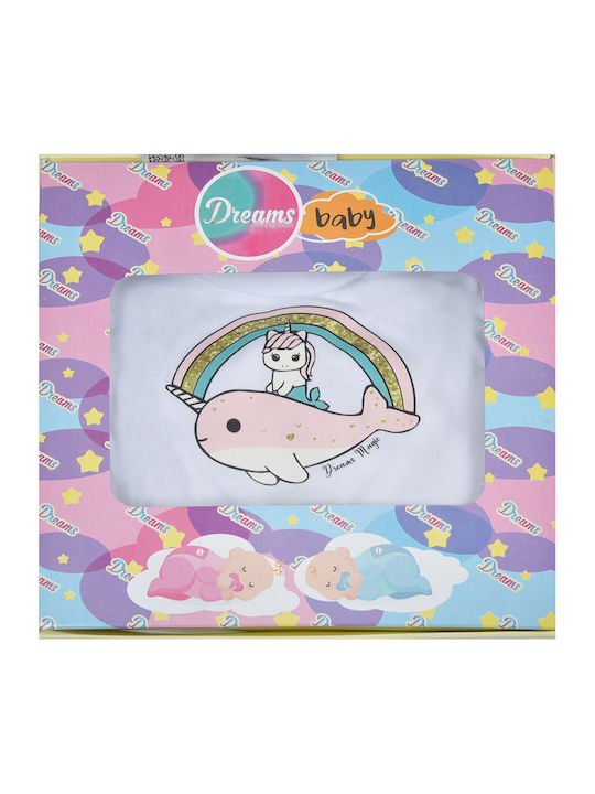 Joyce Unicat Бебешко Боди Без ръкави Pink